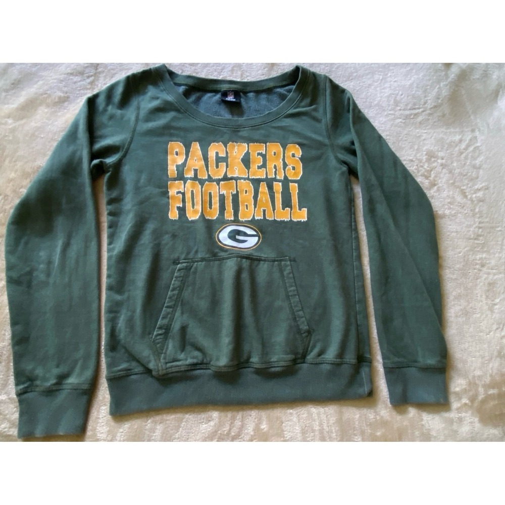 NFL Sweatshirt WI Green Bay Packers Women Medium Soft sku13